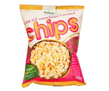 Heritage Sweetened Toasted Coconut Chips 50g